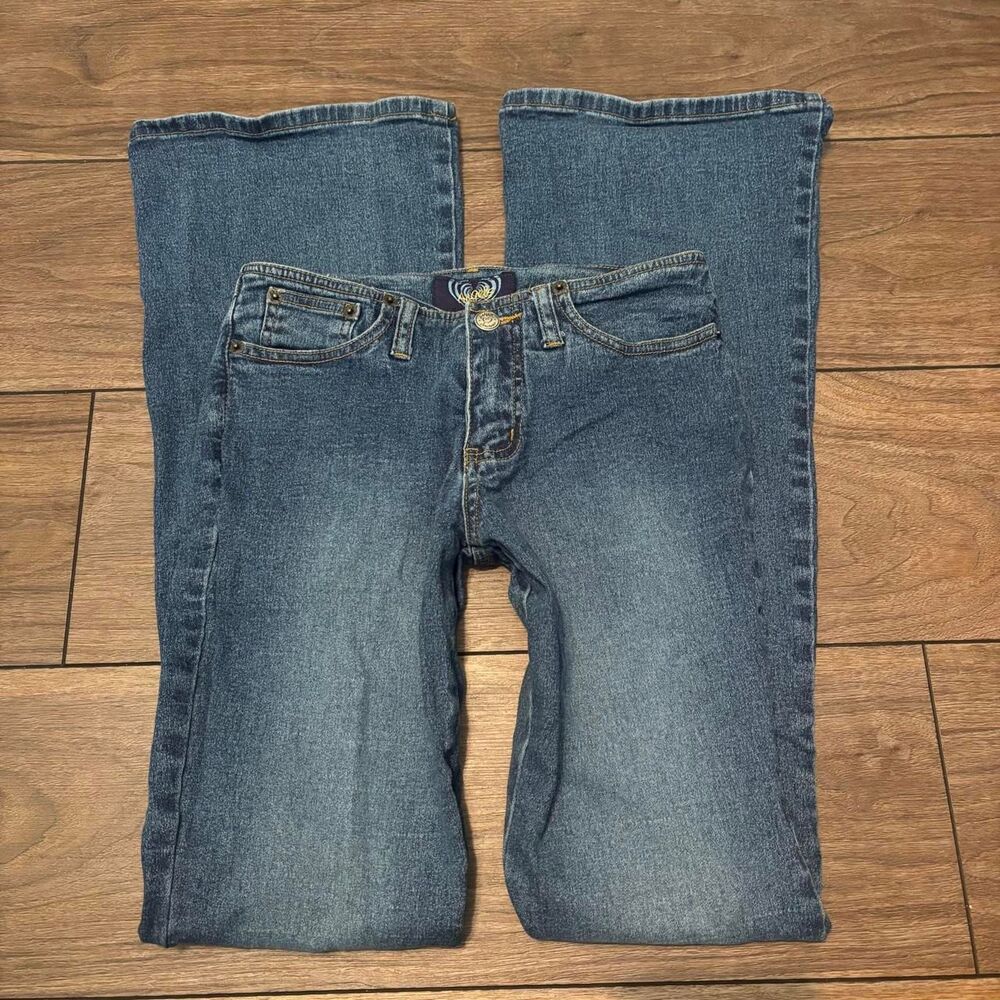 Angels Women's Blue and Navy Jeans